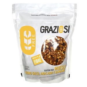 Muesli anacardi e banane con fieno greco 250 g