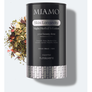 Miamo expertise nutraiuvens skin longevity night erbal infusion
