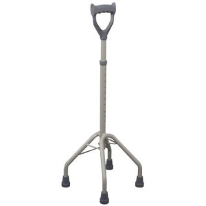 Quadripode brio in alluminio anodizzato con manico chiuso impugnatura anatomica