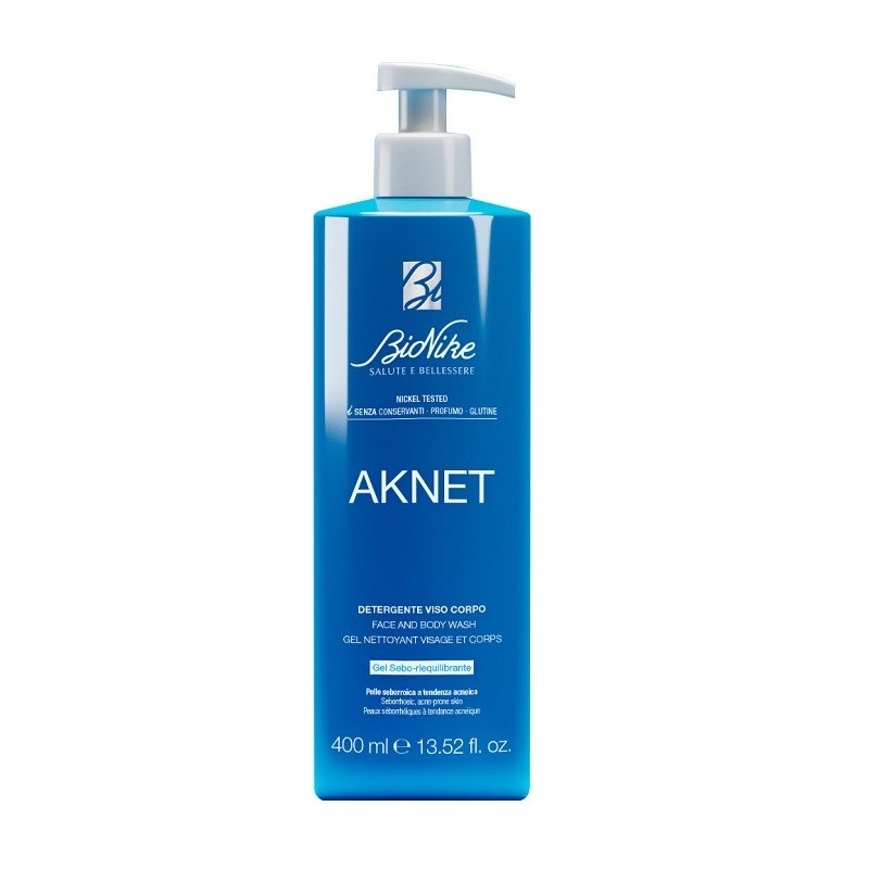 Aknet detergente viso-corpo 400 ml