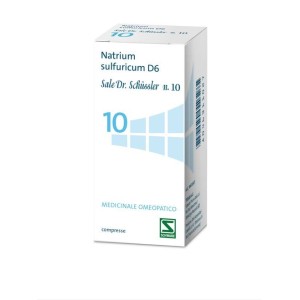 Natrium sulfuricum d6 sale dr.schussler n.10 d6 200 compresse flacone