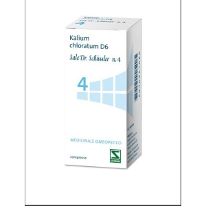 Kalium chloratum d6 sale dr.schussler n.4 d6 200 compresse flacone