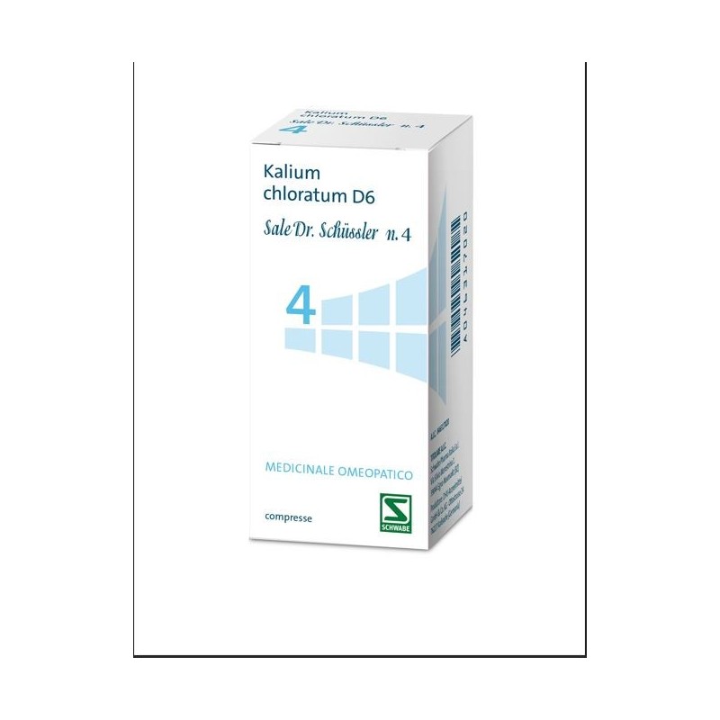 Kalium chloratum d6 sale dr.schussler n.4 d6 200 compresse flacone