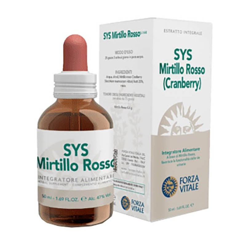Sys mirtillo rosso gocce 50 ml Sys mirtillo rosso gocce 50 ml