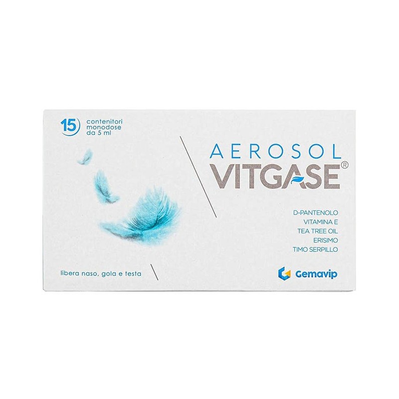 Vitgase aerosol 15 flaconcini 5 ml