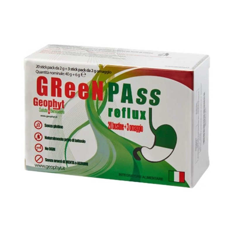 Green pass reflux stickpack