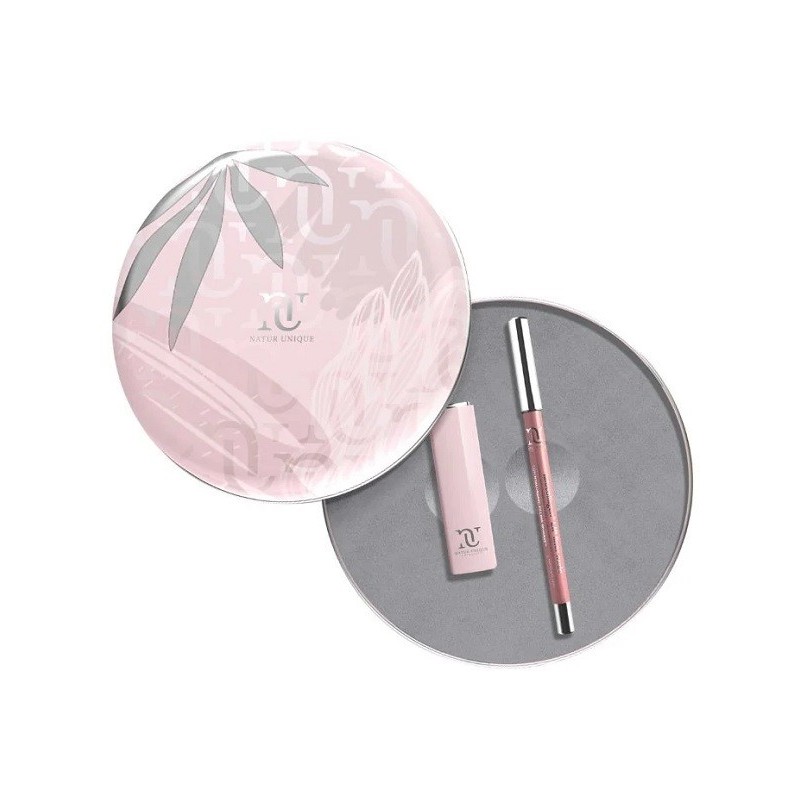 Natur unique kiss collection cofanetto volume matita contorno labbra + stick labbra volume xxxl