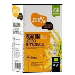 Zero% glutine rigatoni di riso integrale senza glutine bio 500 g