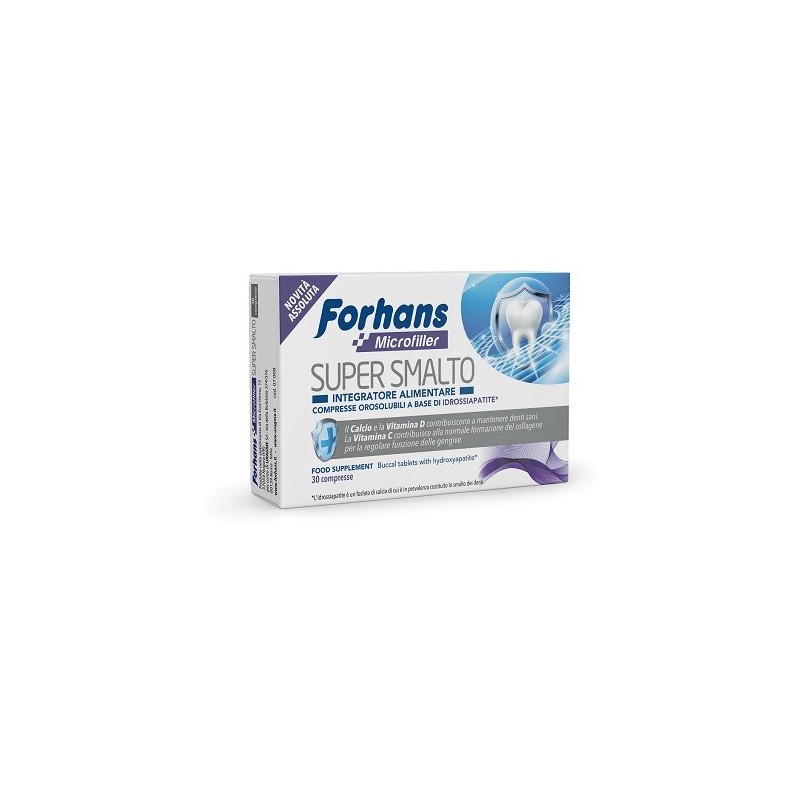 Forhans microfiller super smalto 30 compresse orosolubili Forhans microfiller super smalto 30 compresse orosolubili