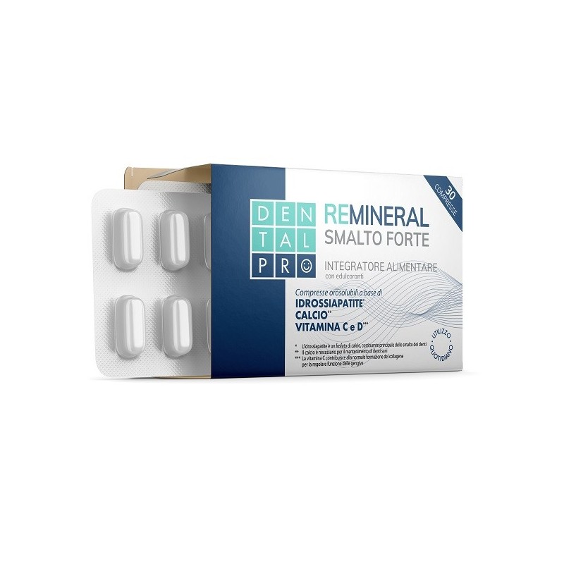 Dentalpro remineral smalto forte 30 compresse