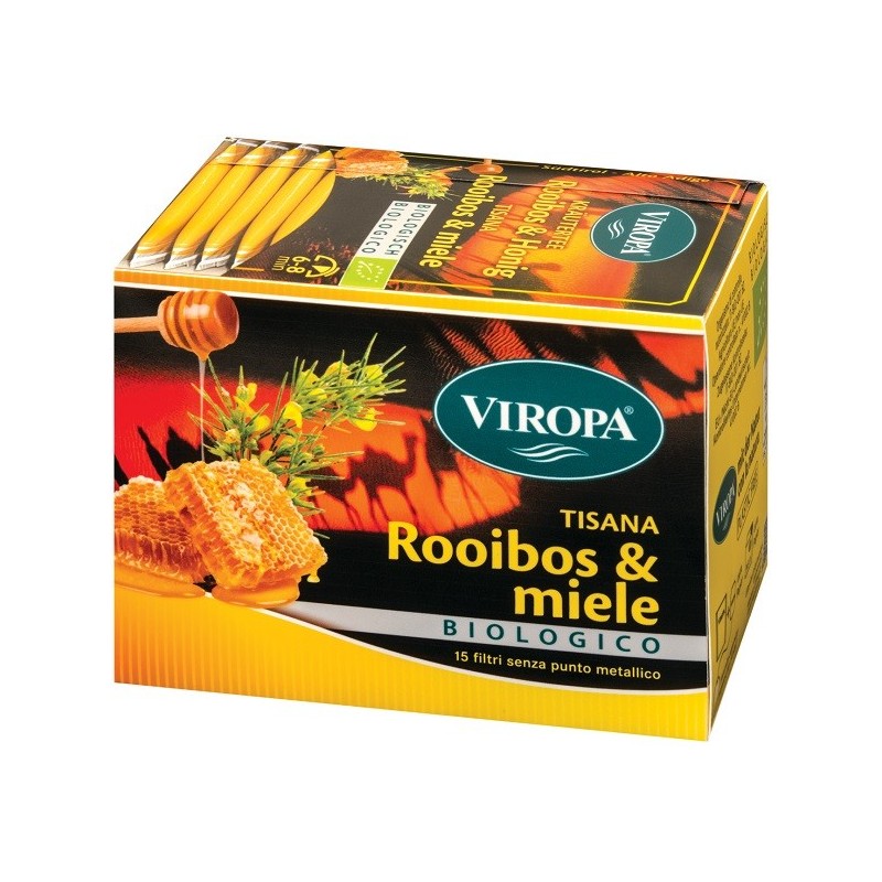 Viropa tisana rooibos&miele biologico 15 filtri