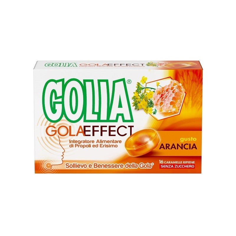 Golia gola effect arancia 16 caramelle ripiene