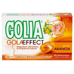 Golia gola effect arancia 16 caramelle ripiene