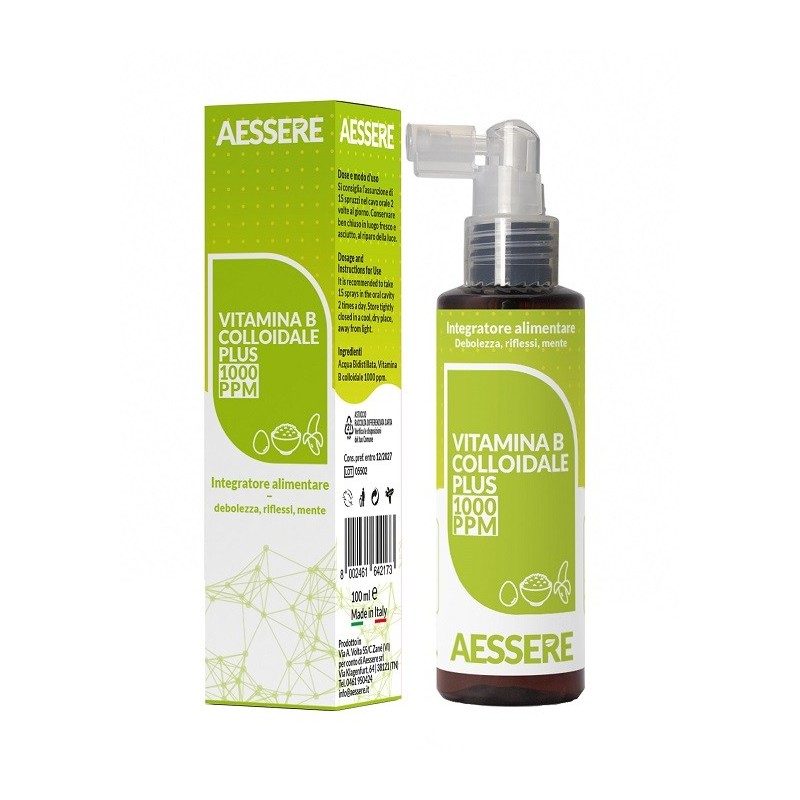 Vitamina b colloidale plus spray 1000ppm 100 ml