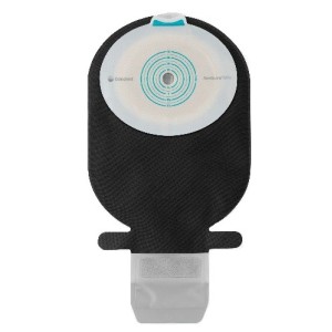 Sacca ileostomia sensura mio piano rivestimento nero apertura ispezionabile midi w/w foro ritagliabile 10-45 30 pezzi