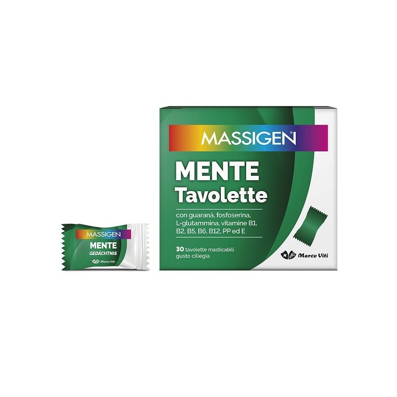 Massigen mente 30 tavolette masticabili