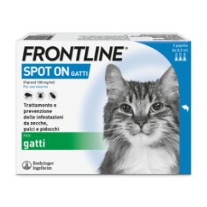 Frontline spot-on gatti soluz 3 pipette 0,5 ml 50 mg
