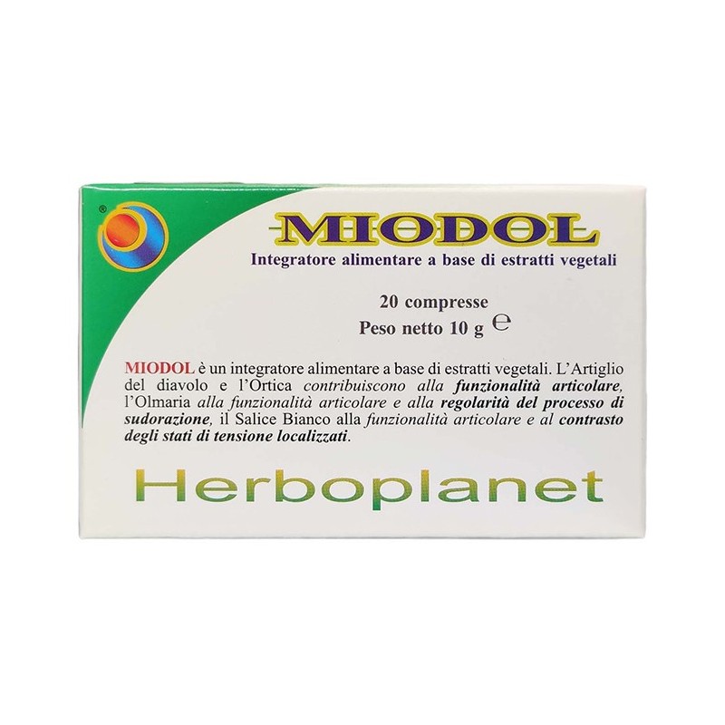 Miodol 20 compresse blister 10 g