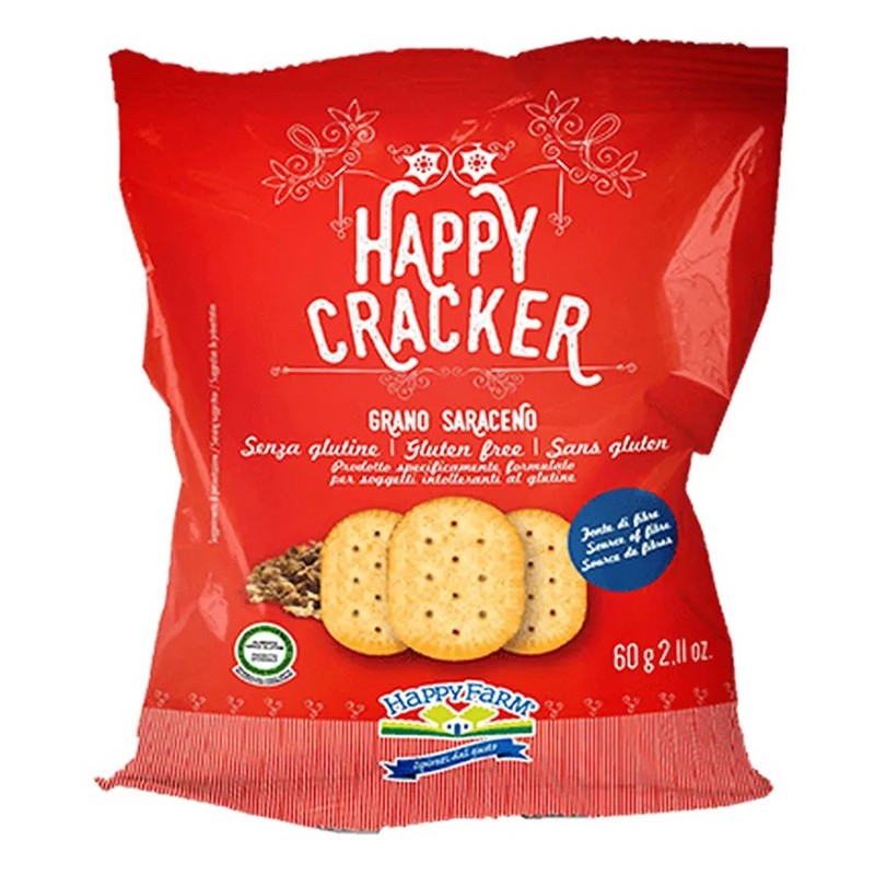 Happy farm cracker grano saraceno 60 g
