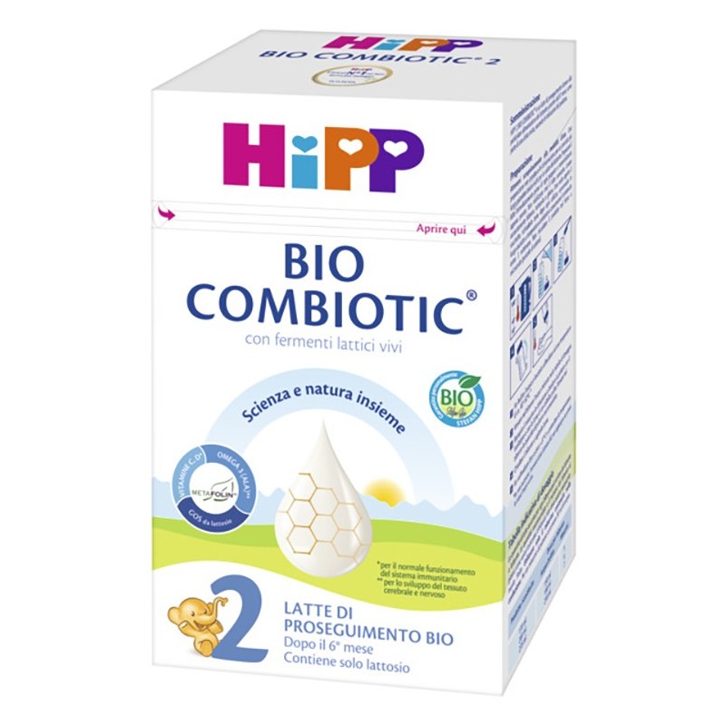 Hipp latte 2 combiotic 600 g bio