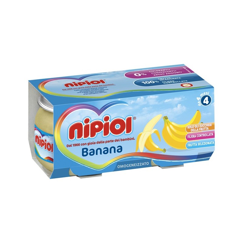 Nipiol omogeneizzato banana 2 x 80 g
