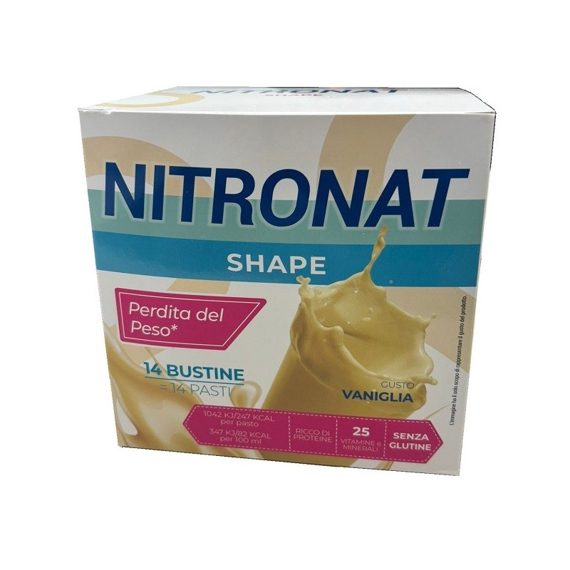 Nitronat shape vaniglia 14 bustine Nitronat shape vaniglia 14 bustine