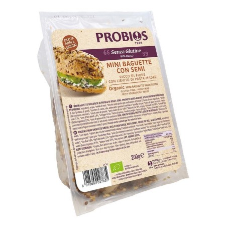 Probios mini baguette semi 2 pezzi da 100 g