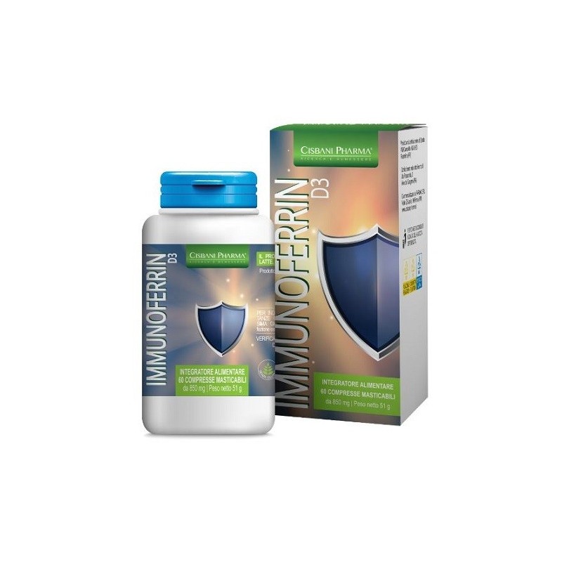 Immunoferrin d3 60 compresse orosolubili