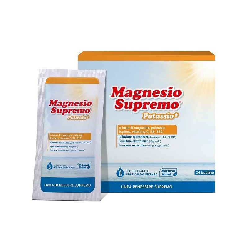 Magnesio supremo potassio+ 24 bustine