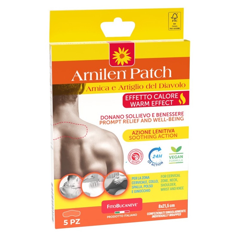 Arnilen patch effetto calore 5 pezzi Arnilen patch effetto calore 5 pezzi