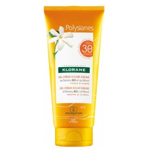 Klorane gel-crema solare sublime spf 30 viso/corpo 200 ml