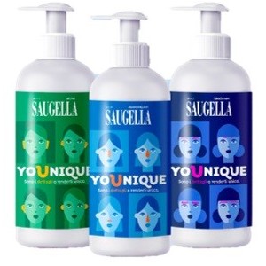 Saugella younique bundle 1 dermoliquido 200 ml + 1 attiva 200 ml + 1 idraserum 200 ml