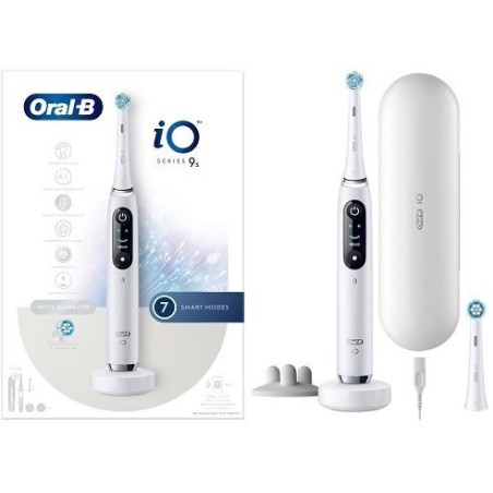 Oral-b io 9 white spazzolino elettrico + 2 refill