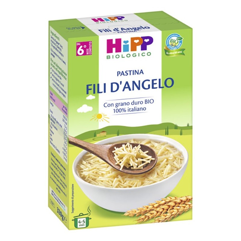 Hipp bio pastina fili d'angelo 320 g