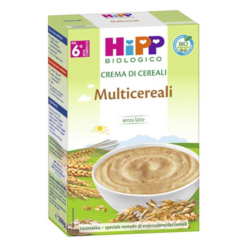 Hipp bio crema cereali multicereali 200 g