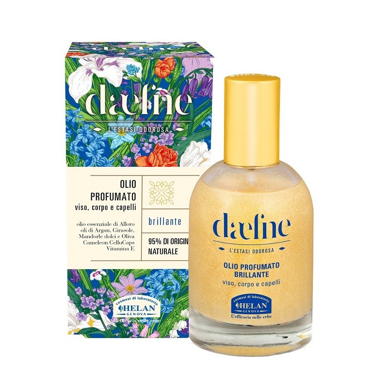 Daefne olio profumato brillante per viso corpo e capelli spray 50 ml