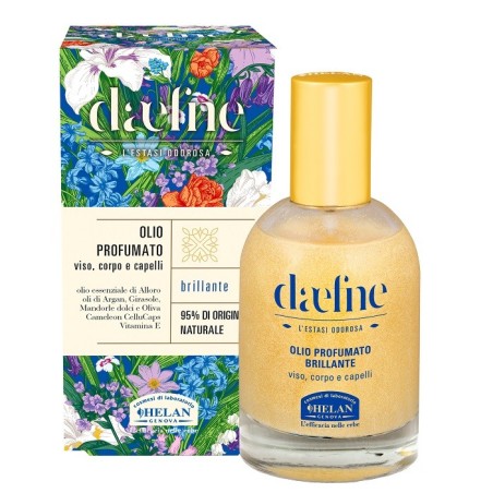 Daefne olio profumato brillante per viso corpo e capelli spray 50 ml