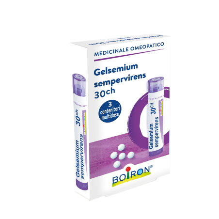 Gelsemium sempervirens boiron 80 granuli 30 ch 3 contenitori multidose 4g