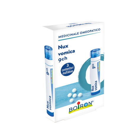 Nux vomica boiron 80 granuli 9 ch 3 contenitori multidose4g