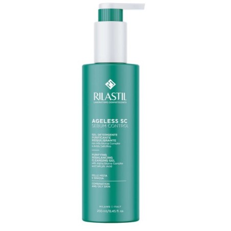 Rilastil ageless sc sebum control gel detergente purificanteriequilibrante 250 ml