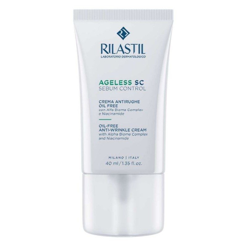 Rilastil ageless sc sebum control crema antirughe oil free 40 ml
