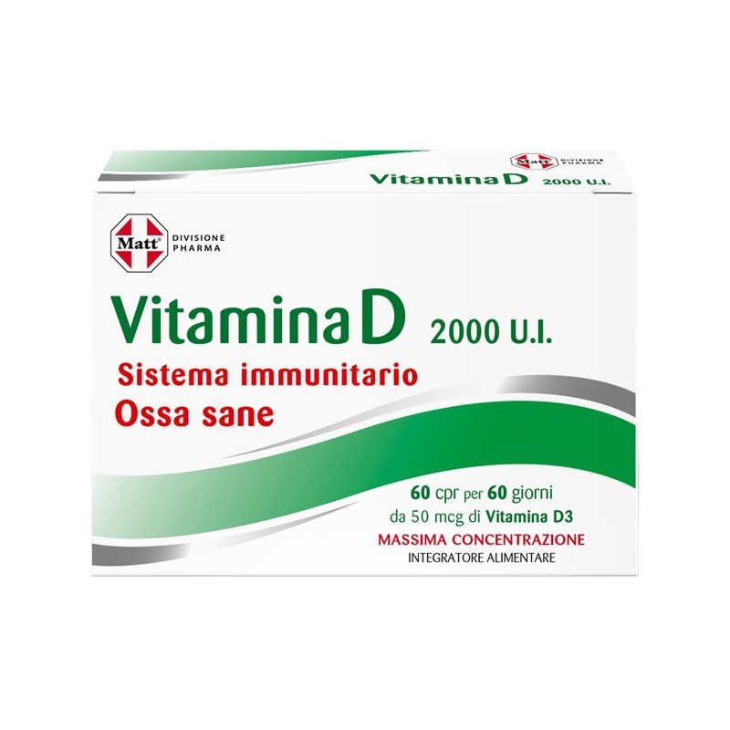 Matt pharma vitamina d 60 compresse