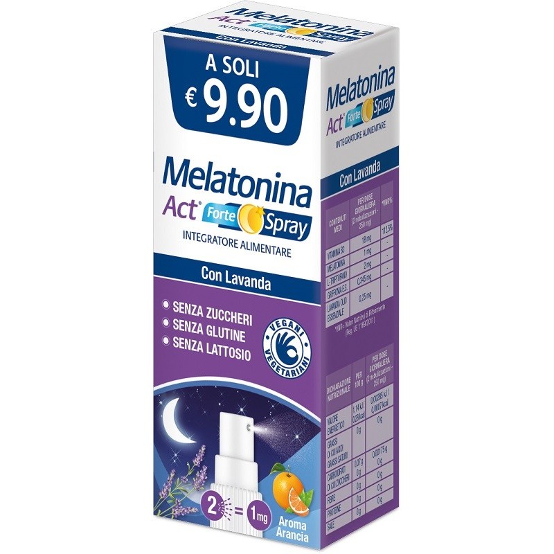 Melatonina act forte spray 15 ml Melatonina act forte spray 15 ml