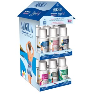 Saugella seguimi expo banco 4 dermoliquido + 4 poligyn + 4 girl + 4 uomo + 4 idraserum + 4 attiva