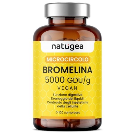 Natugea bromelina 5000 5000 gdu/g 120 compresse