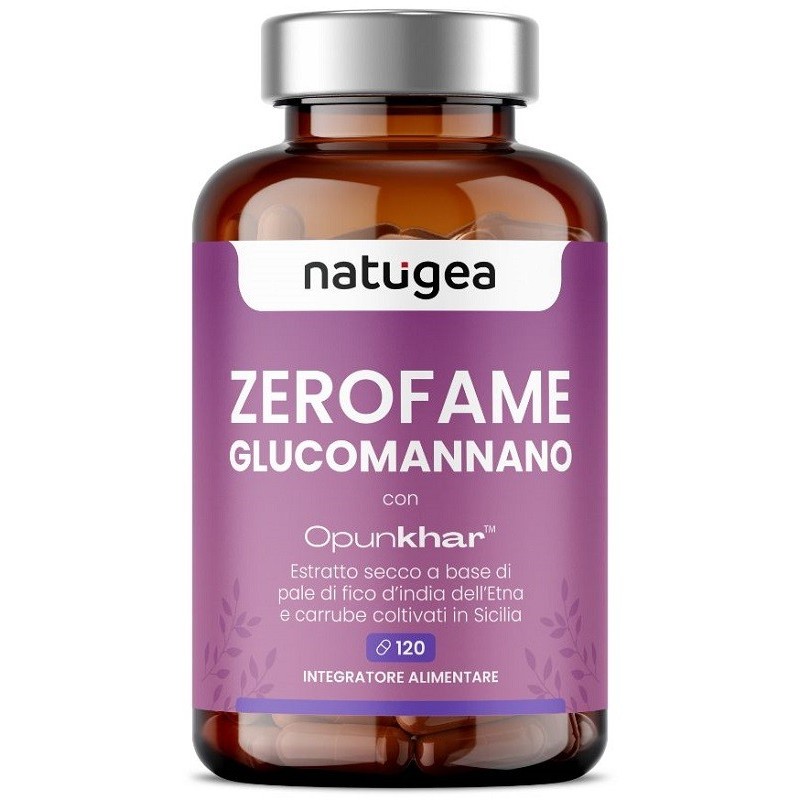 Natugea glucomannano zerofame 120 compresse Natugea glucomannano zerofame 120 compresse