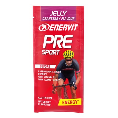 Pre sport gusto mirtillo rosso 1 bustina in gelatina 45 g Pre sport gusto mirtillo rosso 1 bustina in gelatina 45 g