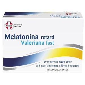 Matt divisione pharma melatonina retard valeriana fast 30 compresse