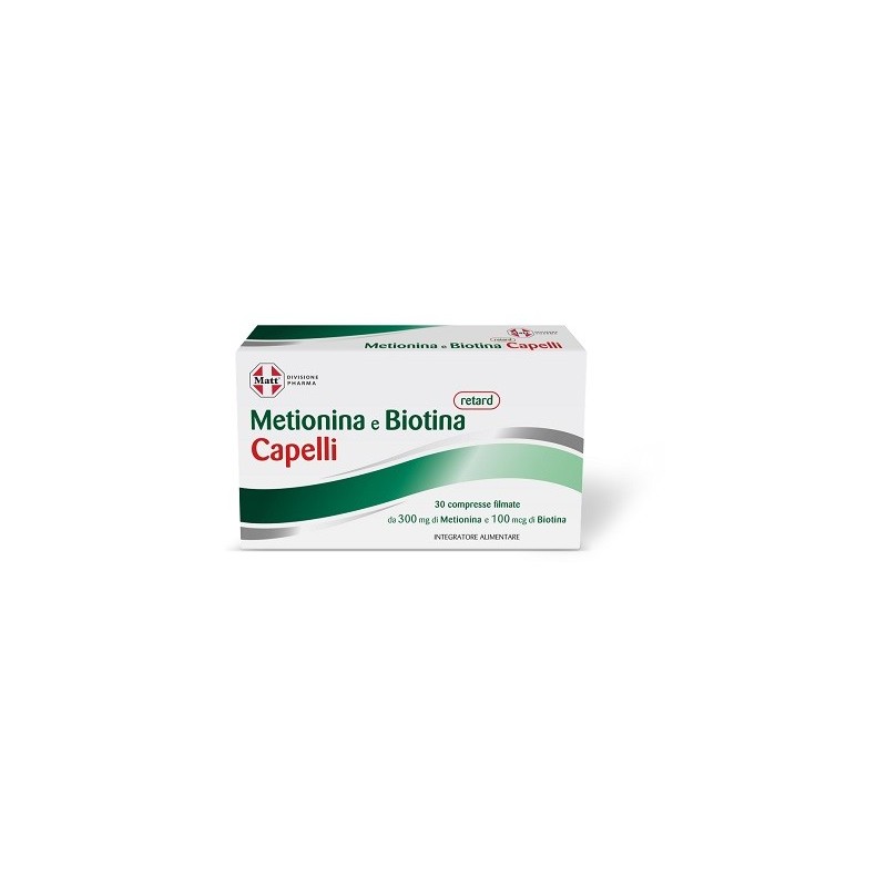 Matt divisione pharma metionina e biotina retard capelli 30compresse Matt divisione pharma metionina e biotina retard capelli 30compresse