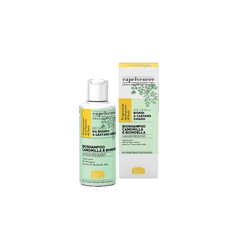 Capelvenere bioshampoo camomilla e biondella 200 ml Capelvenere bioshampoo camomilla e biondella 200 ml